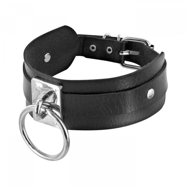 Collier large avec anneau - Esprit rave & techno brut (Copie) (Copie)